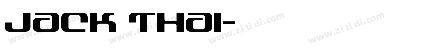 Jack Thai字体转换